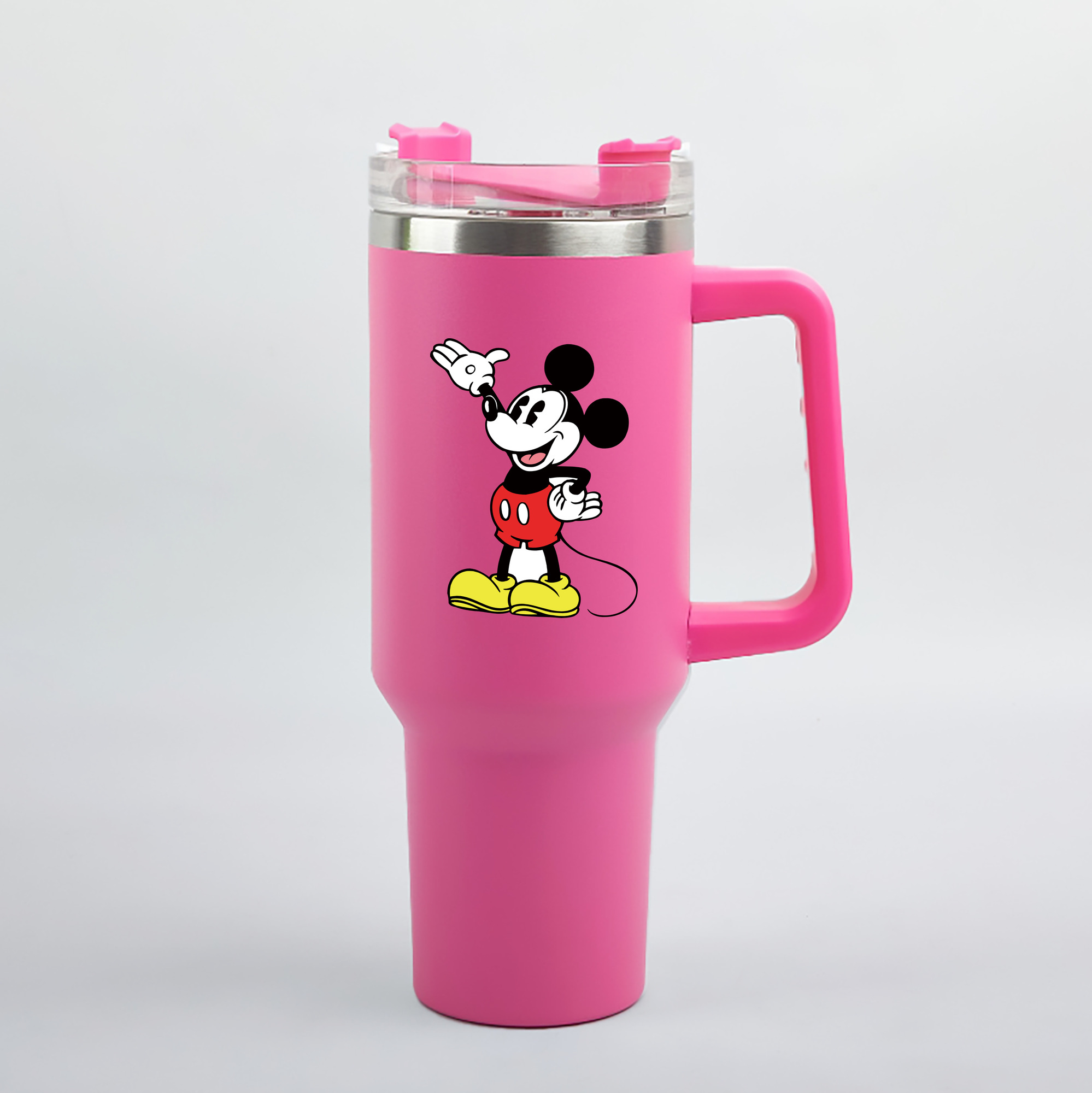 （画像用） ミッキーマウス Mickey Mouse 1200mL車用タンブラー（カラープリント）